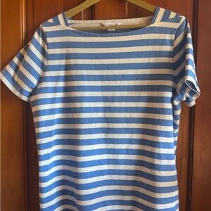 Liz Claiborne Blue and white Striped Top